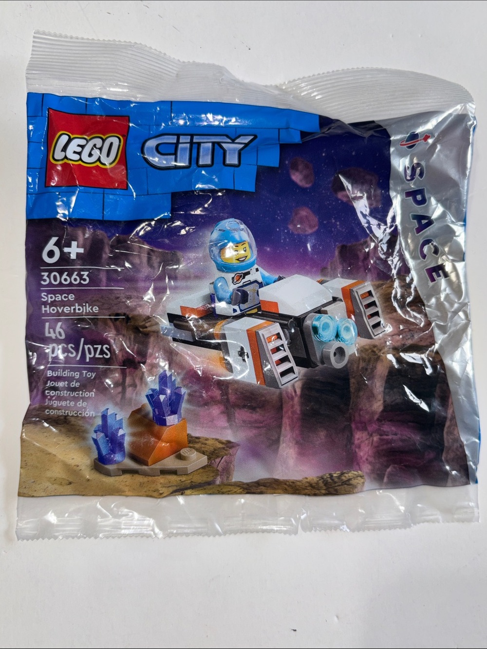 LEGO 30663 Space Hoverbike Lego City Polybag LEGO City Space Lego Astronaut NEW
